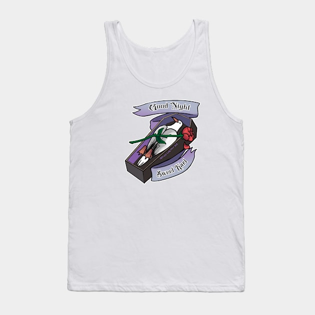 GOOD NIGHT SWEET KARL Tank Top by swinku